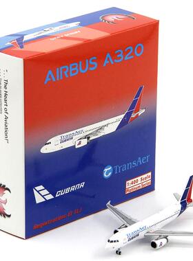 Phoenix 11939 古巴航空 A320-200 EI-TLJ 成品客机模型 1/400