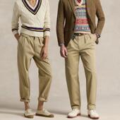 Whitman Chino Relaxed Fit Pleated Pant双褶皱微锥休闲裤