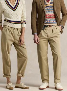 RL Whitman Relaxed Fit Pleated Chino Pant双褶皱微锥休闲裤