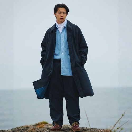 日系GORE-TEX Balmacaan Coat外套夹克防风防水山系机能风衣男