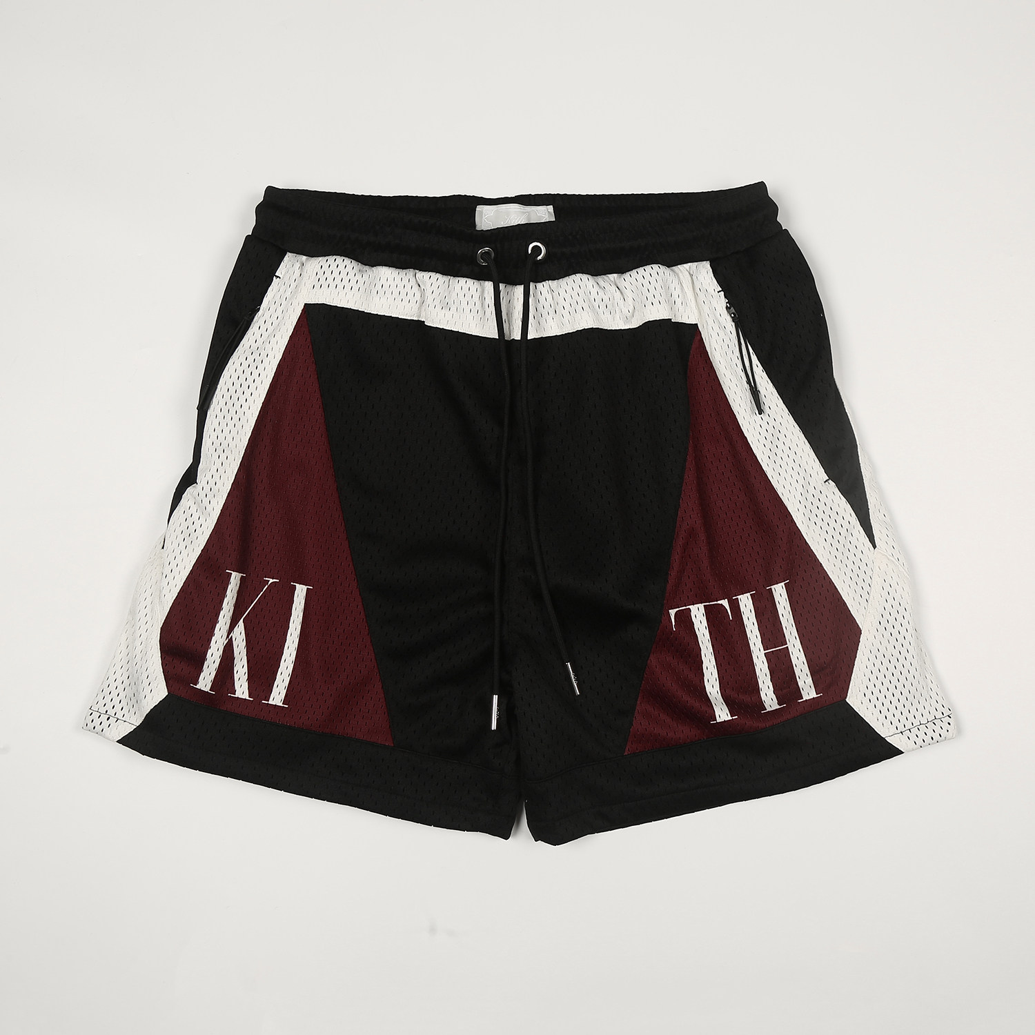 Kith Mesh Turbo Short网眼拼色抽绳宽松休闲美式复古球裤透气男