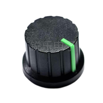 15*24MM 双色旋钮帽半轴电位器 编码器 波段开关旋钮帽 塑料旋钮