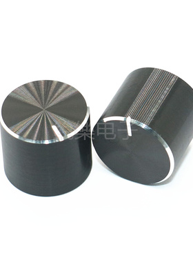 铝旋钮帽音响声卡6mm花轴孔编码器开关帽15x13MM铝合金旋钮