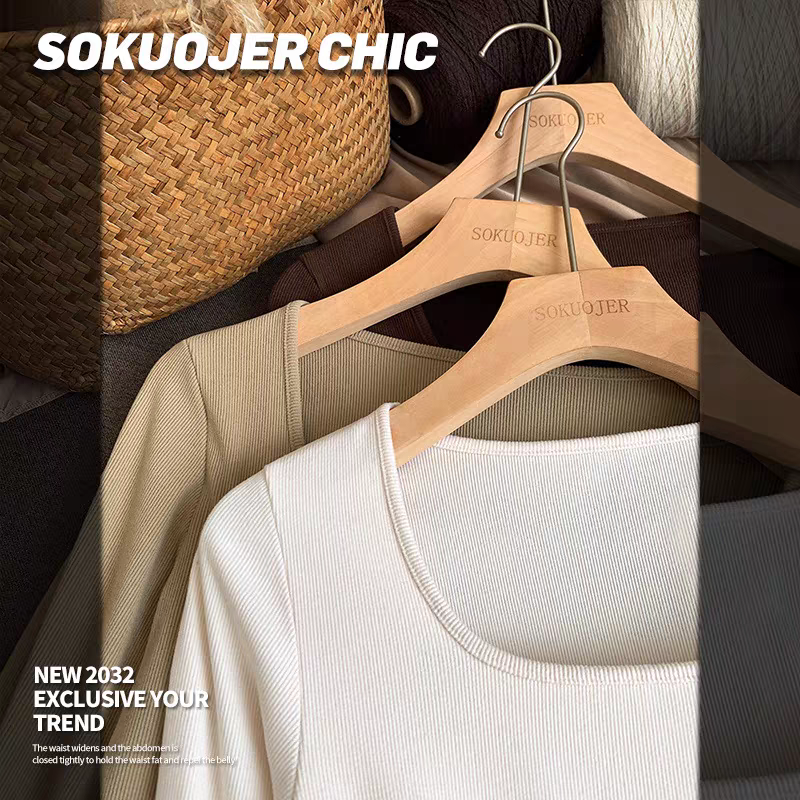 降温福利炸！【亲肤软糯】大U领双面磨毛打底自发热恒温肌底衣