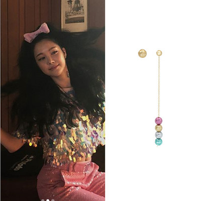 现货耳环YoungWon合金可爱无女