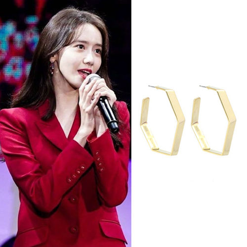 现货耳环YOUNGWON合金百搭