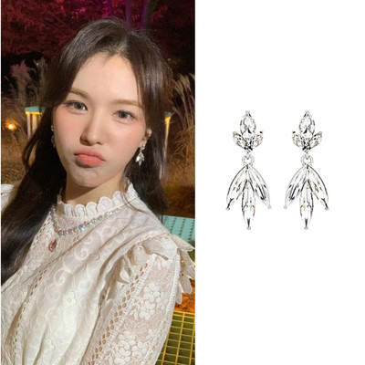 YoungWon优雅合金女水晶耳环