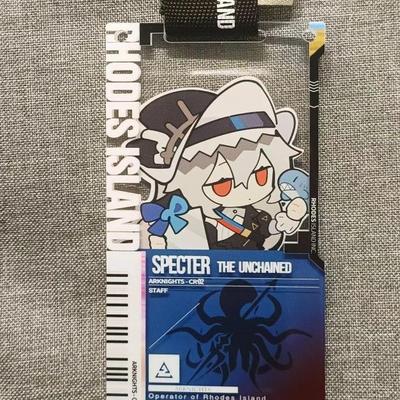 小红书爆品明日方舟周边通行证logos送葬人钥匙扣背包挂件送闺蜜