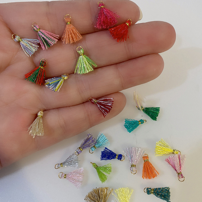 流苏小流苏手工棉线保色