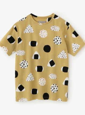 sousou日本京都代购Yousou男女中性运动短袖经典高島縮T恤飯糰