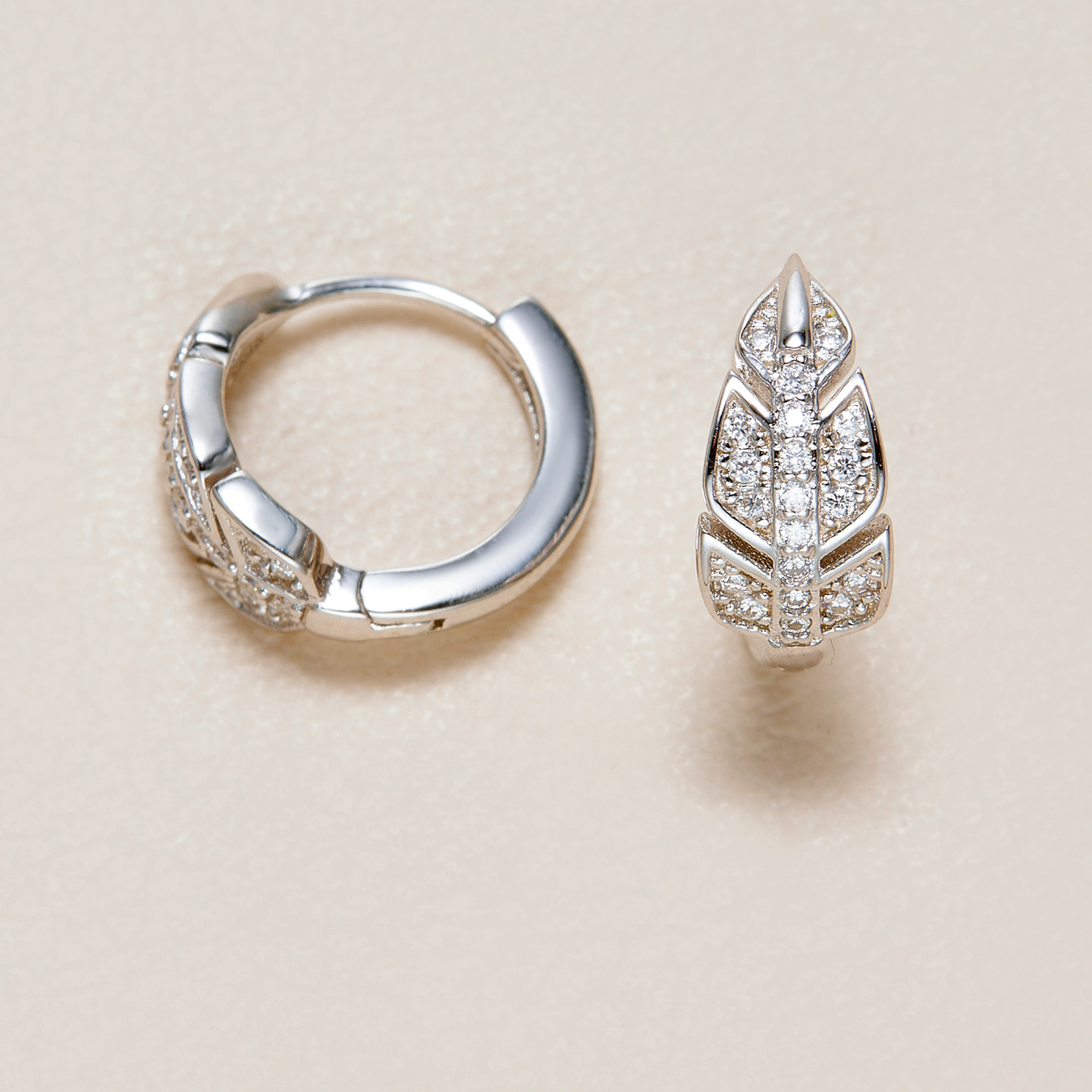 AHCHOO 静奢通勤极简小众设计高级感S925银耳环树叶耳饰女礼物,饰品/流行首饰/时尚饰品新,银饰耳饰,淘宝优惠券,粉丝福利购,淘宝优惠卷