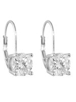 AHCHOO's minimalist 1-carat small bubble moissanite earrings exude a sense of sophistication. S925 silver earrings for women thumbnail 6