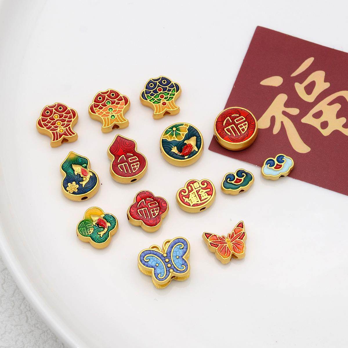 合金滴油仿景泰蓝手工diy流苏手串隔珠神棍发簪子古风头饰品材料,饰品/流行首饰/时尚饰品新,其他DIY饰品配件,淘宝优惠券,粉丝福利购,淘宝优惠卷