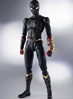 万代 SHF 漫威 蜘蛛侠3 英雄无归 黑金战衣 奇异博士 初回特典