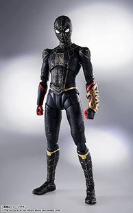 万代 SHF 漫威 蜘蛛侠3 英雄无归 黑金战衣 奇异博士 初回特典