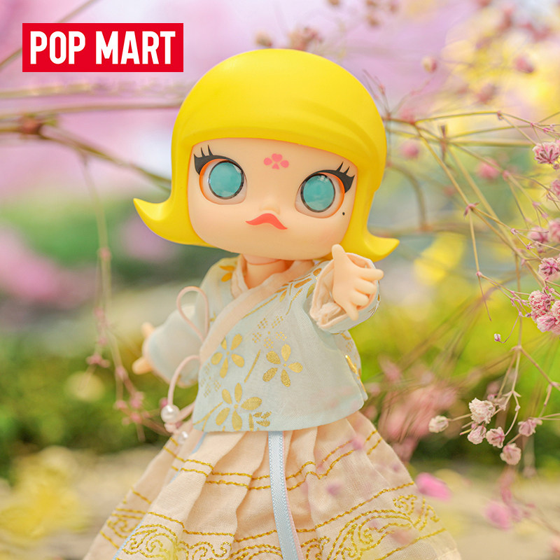 POPMART 泡泡玛特 Molly 中国风粉裙/红裙 茉莉 现货