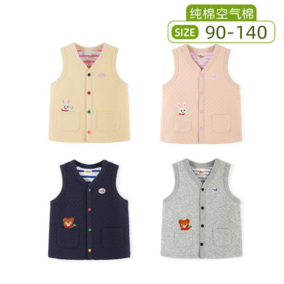 miki空气层马甲卡通春秋