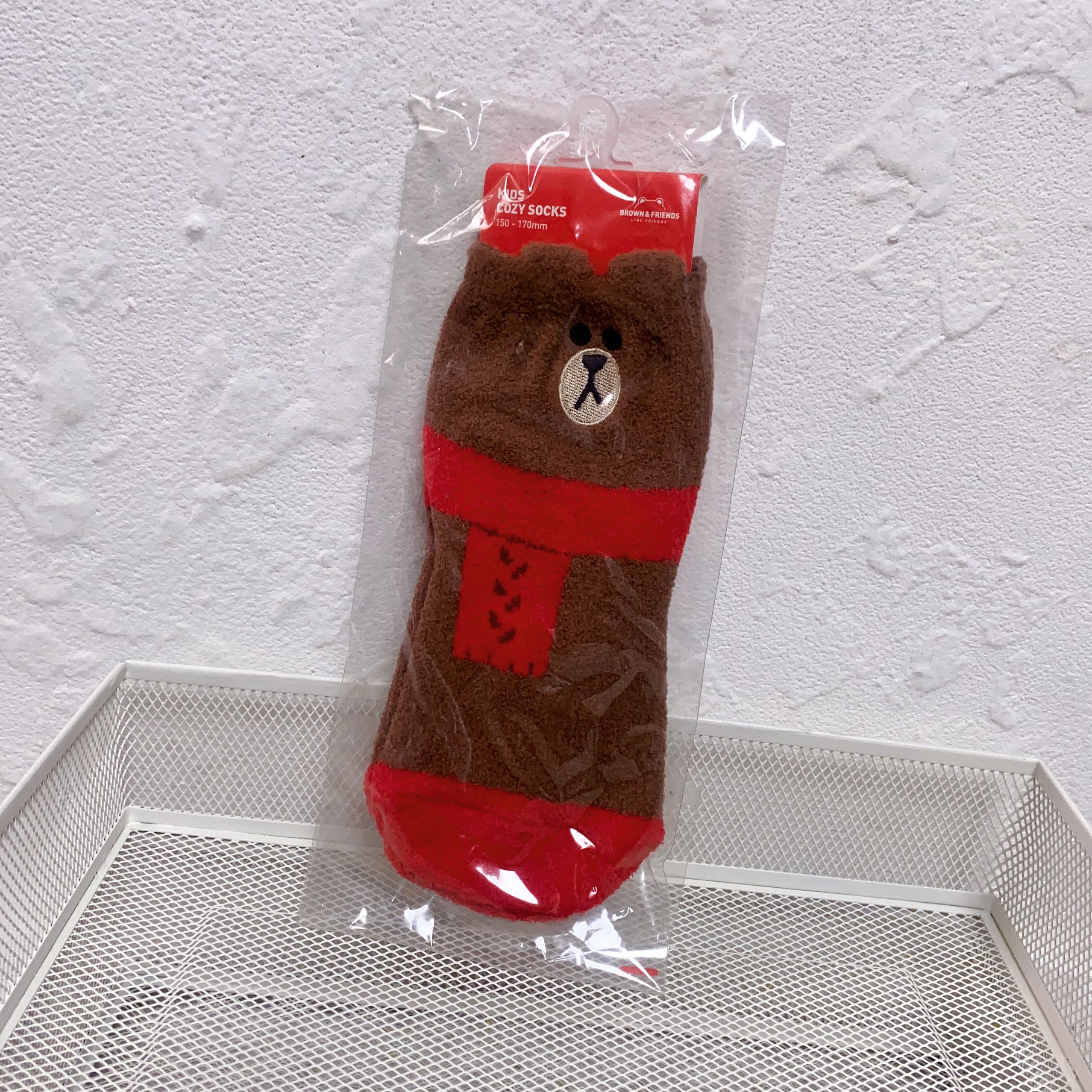 LINE FRIENDS圣诞系列布朗熊袜子套装中筒保暖儿童地板袜,模玩/动漫/周边/娃圈三坑/桌游,动漫水杯/居家/百货,淘宝优惠券,粉丝福利购,淘宝优惠卷