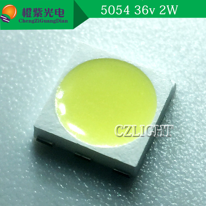 led电动车灯 5054 2W 36v贴片灯珠 5050大功率照明灯车灯专用高压