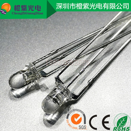 3mm平头发光二极管红普绿共阳led灯珠直插式长短脚发光二极管厂家