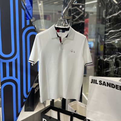 秋冬男士翻领刺绣休闲针织衫百搭