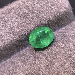 天然祖母绿裸石戒面