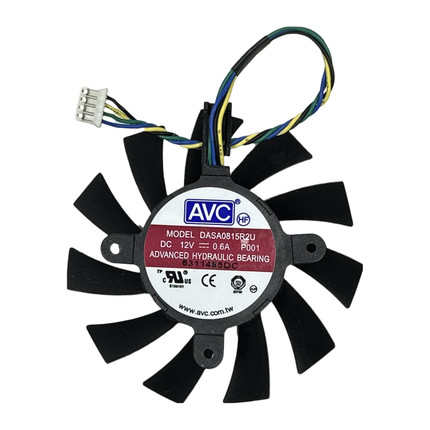 DASA0815R2U 4针智能温控显卡散热风扇适合EVGA GTX550TI和460TI