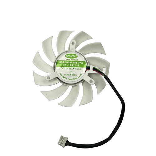 8010显卡风扇直径7.5cm孔距4cm