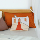 LIHOME 原创抽象梦境抱枕北欧客厅卧室靠枕靠垫网红款 毛绒枕头ins