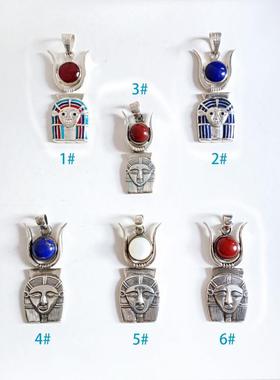 进口女手工银哈索尔女神吊坠