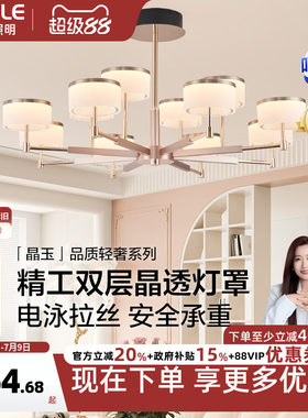 欧普高显色现代高端吊灯