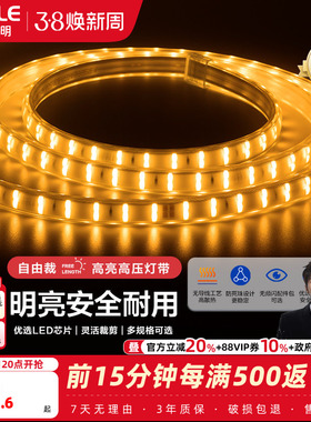 欧普灯带led霓虹灯条线灯客厅吊顶装饰贴片亮光带无主灯恒星220v