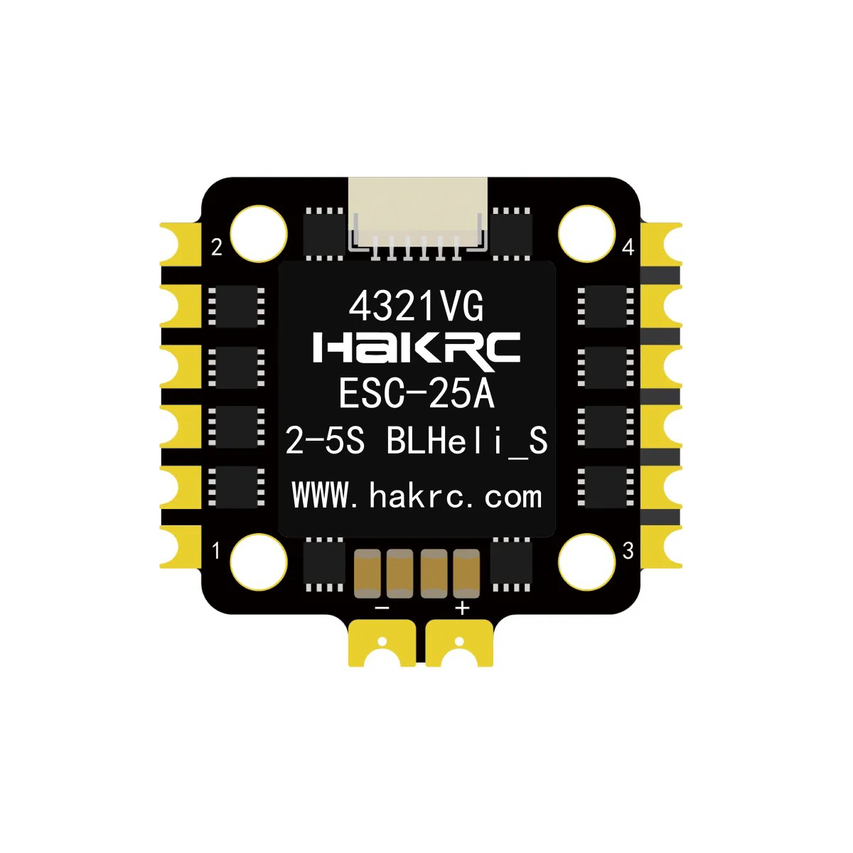 FPV HAKRC 15A 25A 四合一 电调 mini 20x20mm 支持2--4S 2-5S