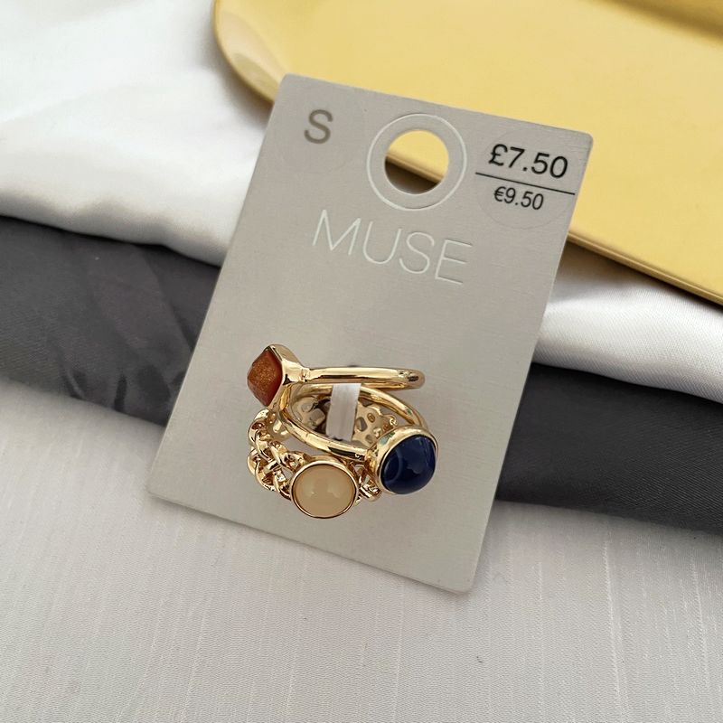 欧美时尚百搭戒指套装