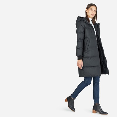 everlane The Long Puffer 长款 棉衣 棉服