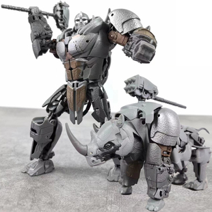 变形机器人玩具7超能勇士崛起猩猩队长犀牛勇士黄豹金刚模型手办6