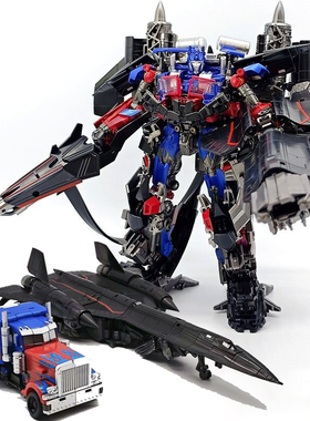 变形汽车机器人飞翼擎天之柱带车厢长老合体天火男孩金刚手办玩具