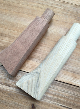 DIY刀具实木刀柄关兼常配件手柄把手粗坯半成品大小号棹木沙比利