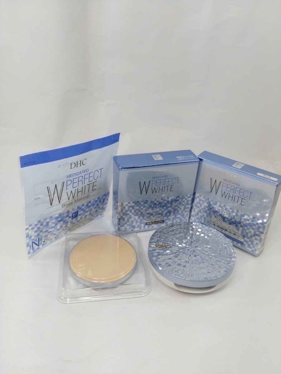 日本本土 DHC PW 臻白定妆两用粉饼(明亮肤色) 粉饼芯 定妆蜜粉