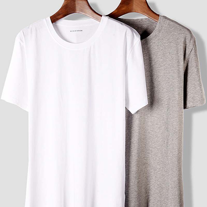 슈야 속옷 남성 2팩 독일산 슈메이 코튼 순면 탑 라운드넥 V넥 반팔 티셔츠 보텀킹 남성용 언더셔츠
