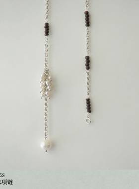 雪松叠珠项链中式时髦夏日搭配