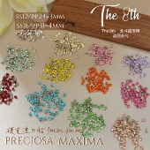 The 8th宝仕奥沙进口捷克钻尖底美甲钻ss12ss16堆钻卡缝小钻D5