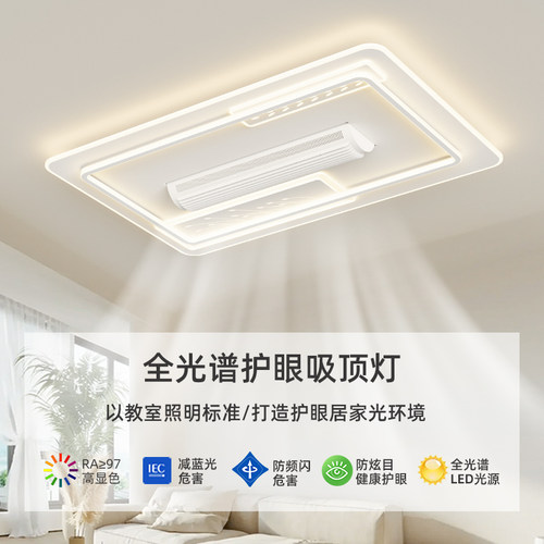 创意儿童房无叶风扇灯离线卧室灯
