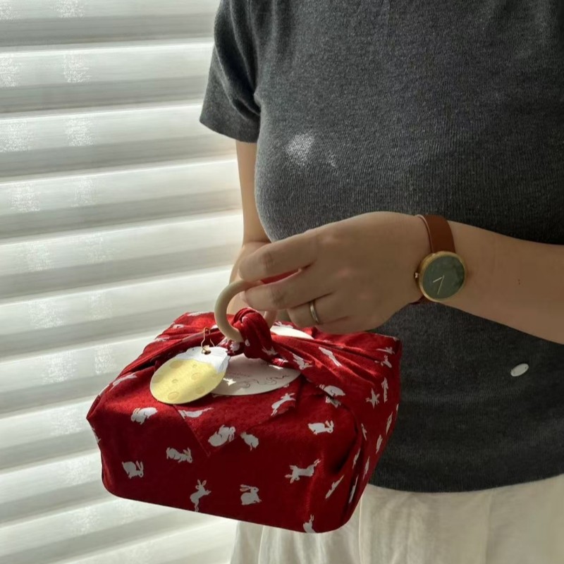 中秋月饼礼盒包裹布桃花酥红色喜庆结婚包裹巾,居家布艺,手巾/手帕,淘宝优惠券,粉丝福利购,淘宝优惠卷