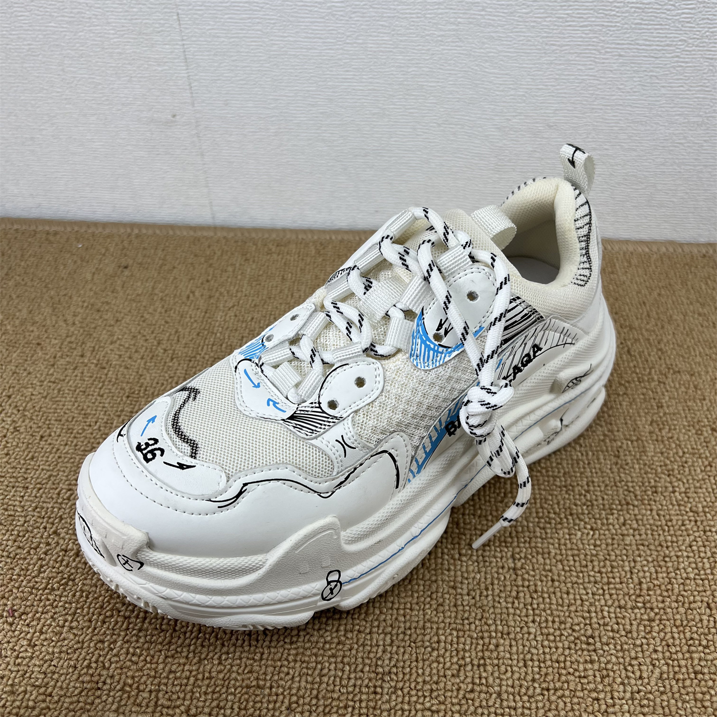 老爹鞋百搭系带圆头运动休闲鞋