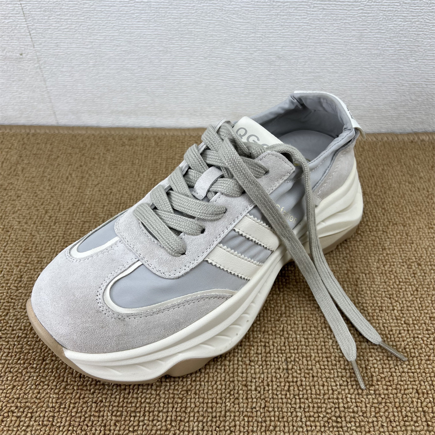 真皮增高厚底老爹鞋新款休闲运动鞋复古百搭浅口女鞋低帮系带圆头,女鞋,老爹鞋,淘宝优惠券,粉丝福利购,淘宝优惠卷