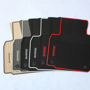 OCTAVIA 蜂巢款 橡胶 14款 质感 位 明锐 卡扣原装 脚垫