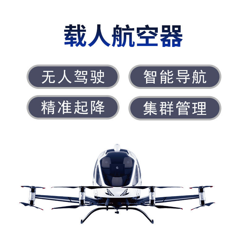 【出租定金】空中交通工具无人机载人亿航EH216-S智能飞行器设备