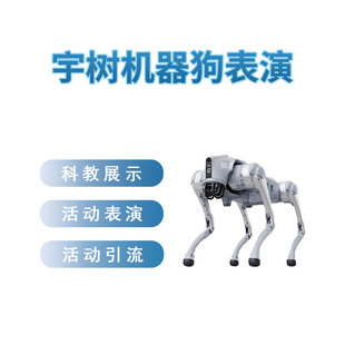 【租】宇树机器狗GO2租赁舞狮表演展会庆典广告吸睛揽客全国可租