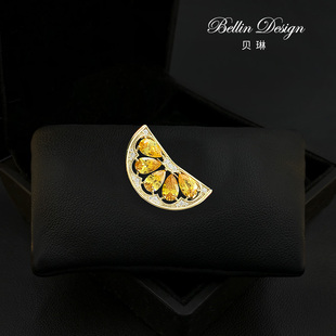 配饰品3997 别针西装 个性 设计感小众胸针女清爽水果卡通胸花开衫